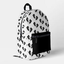 Impresa Mochila de corte de corte de impresión de diseño n