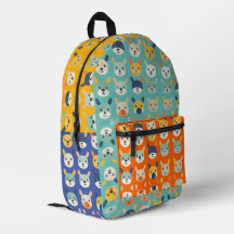 Mochila de cristales de Kaleidoscope con mosaico a