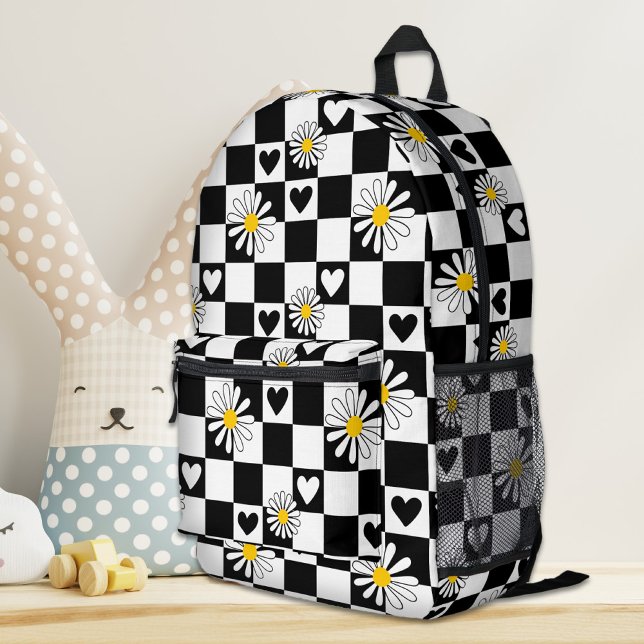 Impresa Mochila de cuadros negros y blancos (Subido por el creador)