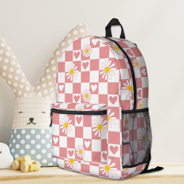 Impresa Mochila de Cuadros Rosa (Subido por el creador)
