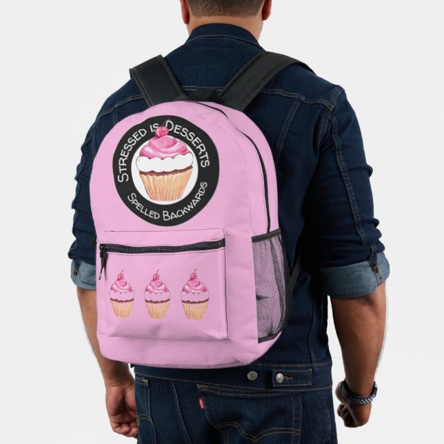 Impresa Mochila de Cupcakes Rosados (Insitu (Modelo))