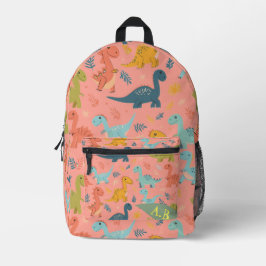 Impresa Mochila de dinosaurio personalizada