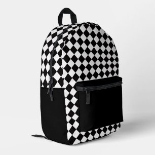 Impresa Mochila de diseño a cuadros