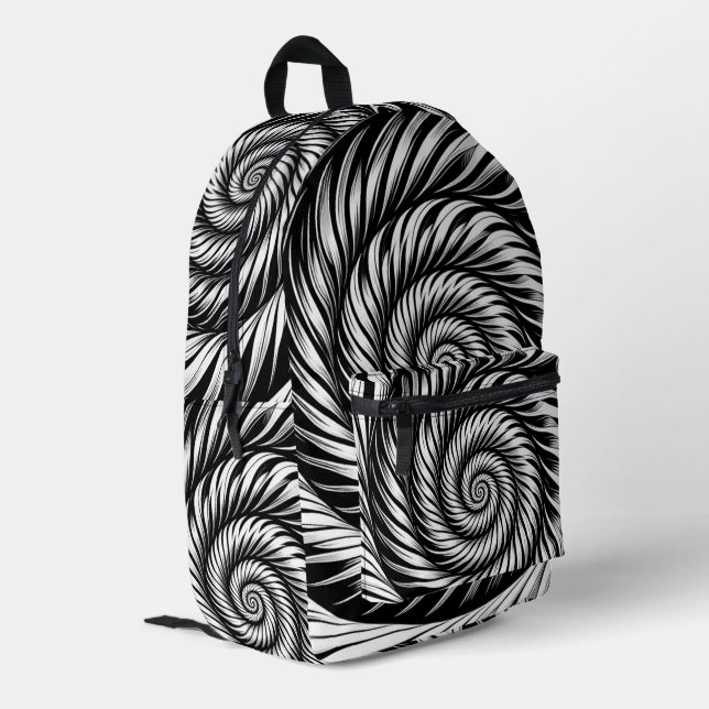 Impresa Mochila de diseño contemporáneo (Esquina izquierda trasera)