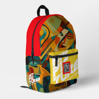Impresa Mochila de diseño de arte Jazzy V2