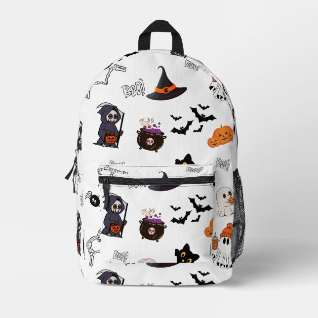 Impresa Mochila de diseño de Halloween (Anverso)