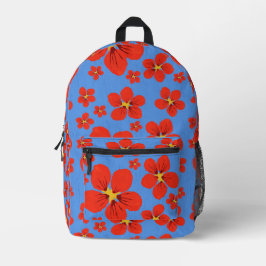 Impresa Mochila de diseño de Nasturtium