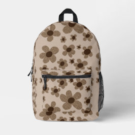 Impresa Mochila de diseño floral