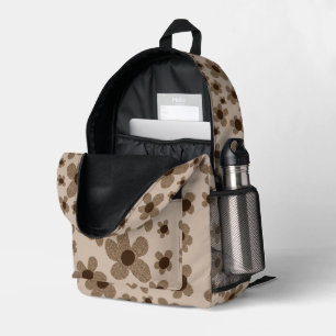 Impresa Mochila de diseño floral