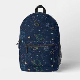 Impresa Mochila de espacio muy lejana