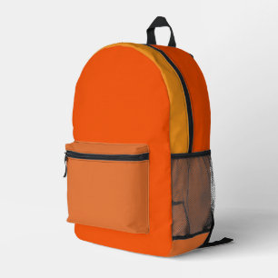Impresa Mochila de Especias de Calabaza Naranja