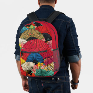 Impresa Mochila De Flores De Avental De Colores Brillantes