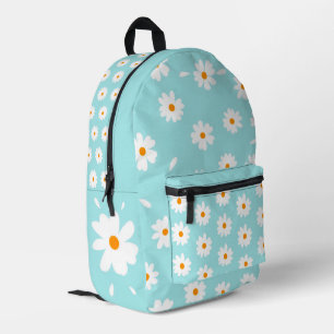 Impresa Mochila de flores de margarita