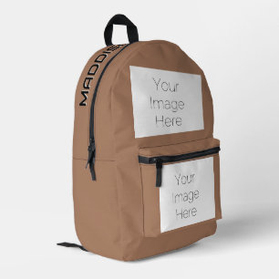 Impresa Mochila de fotos y nombre personalizado