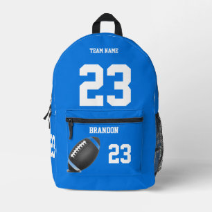 Impresa Mochila de fútbol alta Print Cut Sew Bag azul