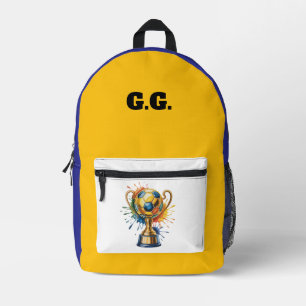 Impresa Mochila de fútbol personalizada: Imprimir, cortar