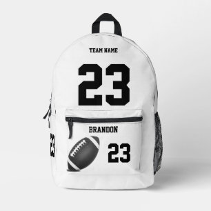 Impresa Mochila de fútbol secundaria personalizada B