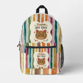 Impresa Mochila de gato personalizada | Agregar nombre par