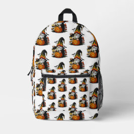 Impresa Mochila de Gnome de Halloween
