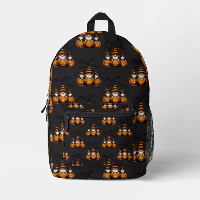 Impresa Mochila de Gnomo de Halloween (Anverso)