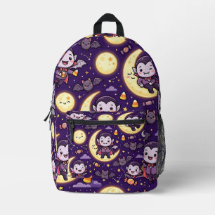 Impresa Mochila de Halloween de Murciélago Vampiro – Patró