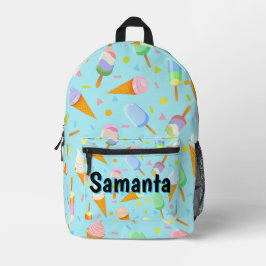 Impresa Mochila de Helado Personalizada Dulces Golosinas N