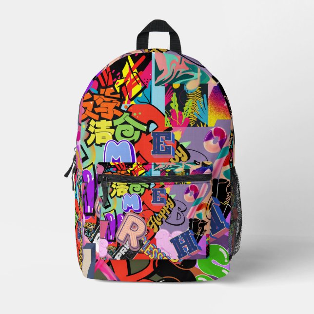 Impresa Mochila de hip hop (Anverso)