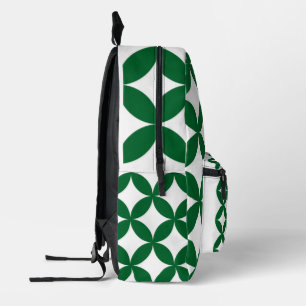 Impresa Mochila de impresión de Shippo verde