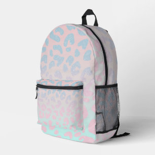 Impresa Mochila de impresión Dreamy Pastel Leopard