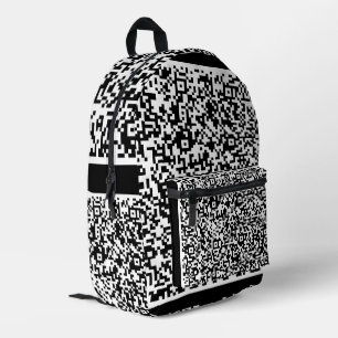 Impresa Mochila de información de exploración de código QR
