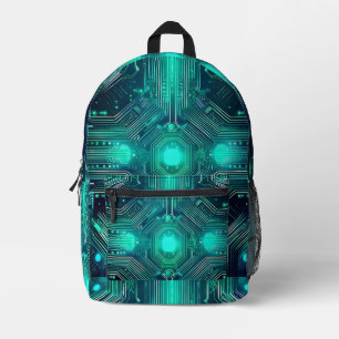 Impresa Mochila de inspiración tecnológica para la placa d
