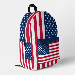 Impresa Mochila de la Bandera Americana USA Patriótica