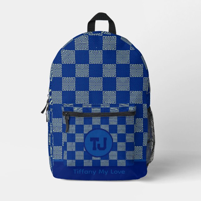 Impresa Mochila de la escuela primaria de entrenadores de  (Anverso)
