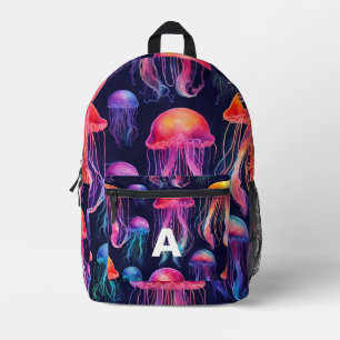 Impresa Mochila de la medusa de la medusa de la medusa del