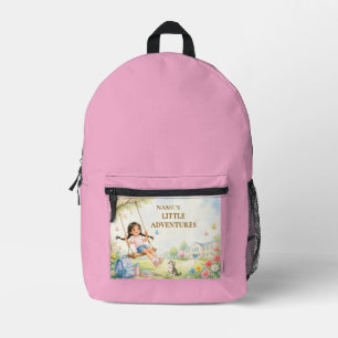 Impresa Mochila de las pequeñas aventuras personalizada pa