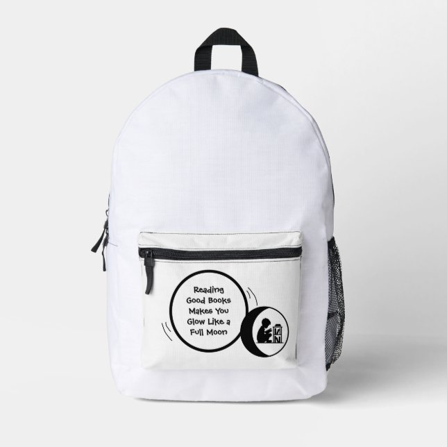 Impresa Mochila de lectura para niños (Anverso)