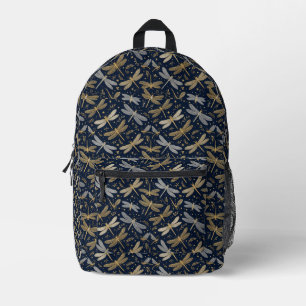 Impresa Mochila de libélula brillante