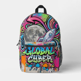 Impresa Mochila de lona Cosmic Blast Off - Arte callejero