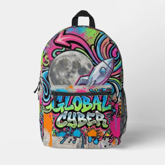 Impresa Mochila de lona Cosmic Blast Off - Arte callejero