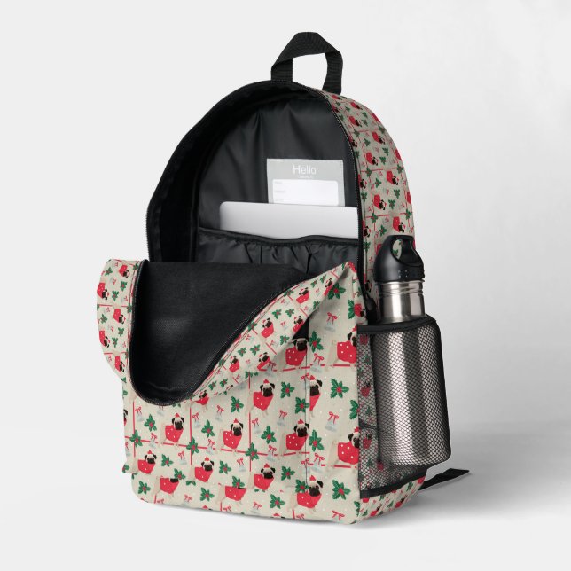 Impresa Mochila de los Navidades Puggy #3 (Esquina trasera derecha (abierta))