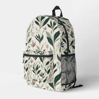 Impresa Mochila de lujo botánico