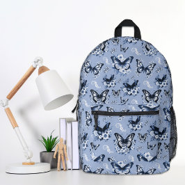 Impresa Mochila de mariposa azul