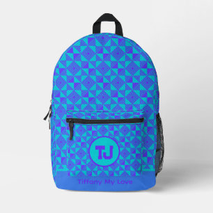 Impresa Mochila de moda Monogramada Personalizado