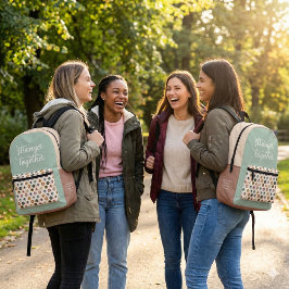 Impresa Mochila de mujeres empoderadas