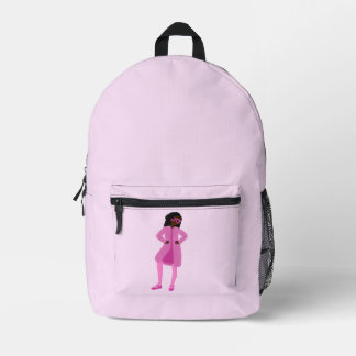 Impresa Mochila de Niña Negra