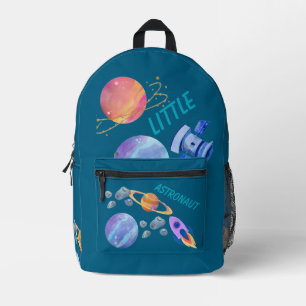 Impresa Mochila de niños pequeños astronautas - Colorido e