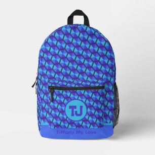 Impresa Mochila de nombre de verano audaz para viajes