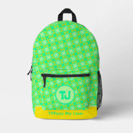 Impresa Mochila De Nombre Deportivo De Moda Para Niños