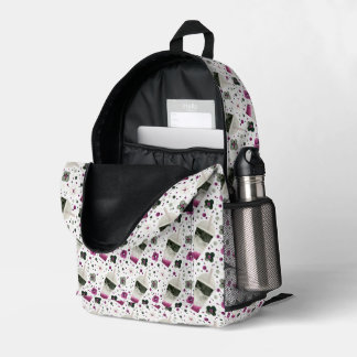 Impresa Mochila de orgullo asexual #3