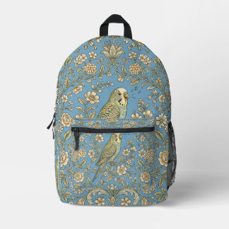 Impresa Mochila de pájaro – Diseño de periquito